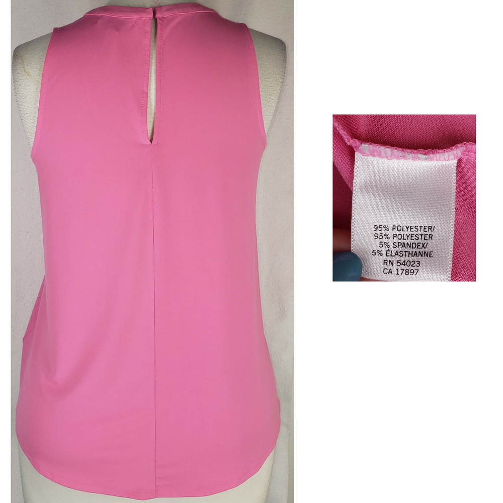 Banana Republic pink keyhole detail top blouse - Picture 2 of 2